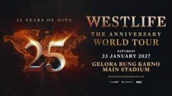 Westlife 25: The Anniversary World Tour” di Stadion Utama Gelora Bung Karno (GBK)