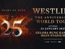Westlife 25: The Anniversary World Tour” di Stadion Utama Gelora Bung Karno (GBK)